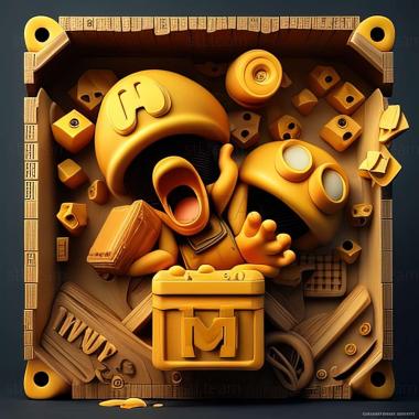 3D model Super Mario Maker 2 game (STL)